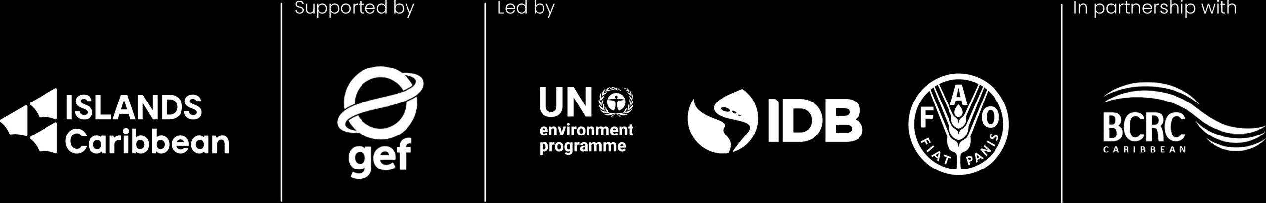 GEF ISLANDS Caribbean project logo